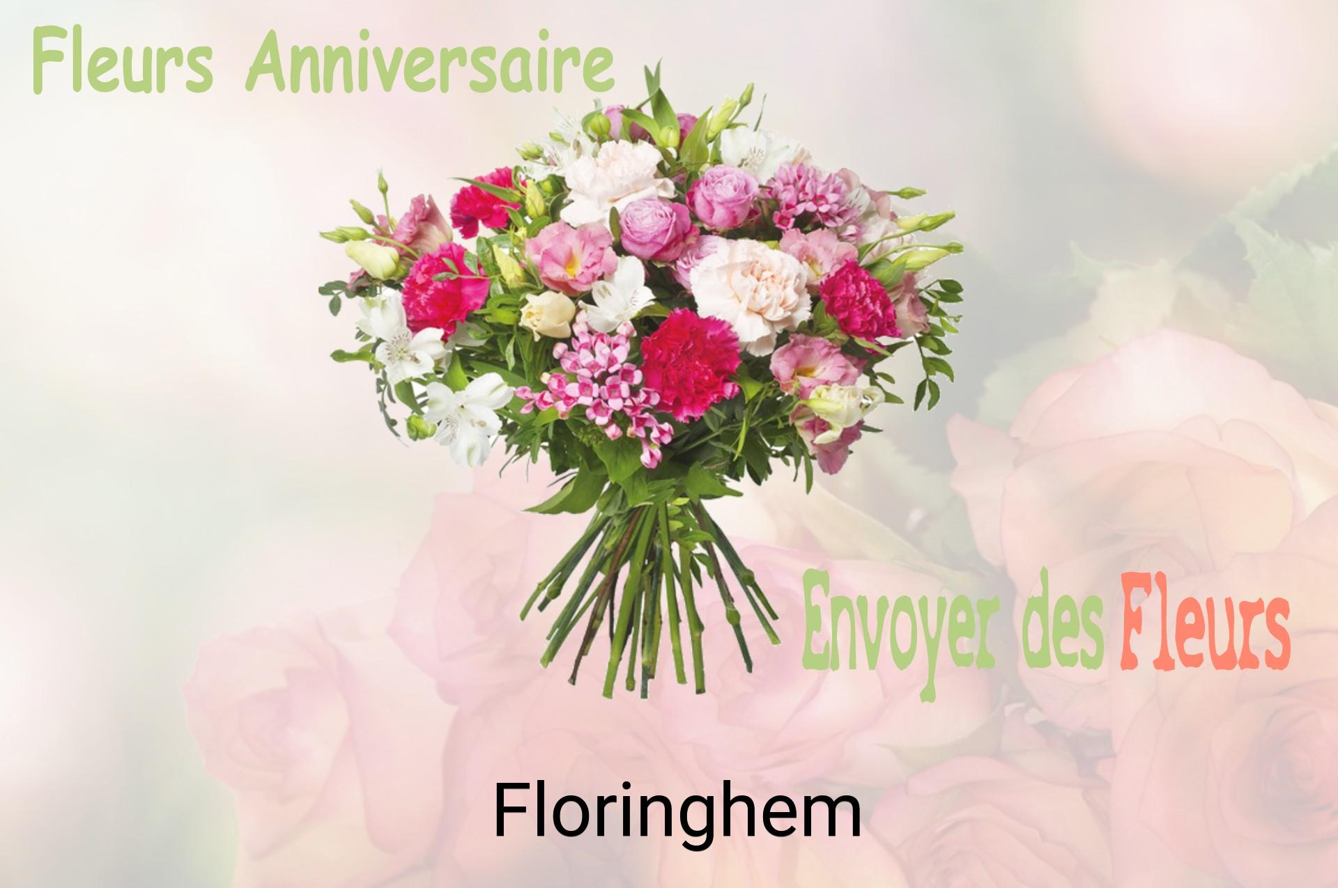 Bouquet de fleurs d’anniversaire livré à Floringhem